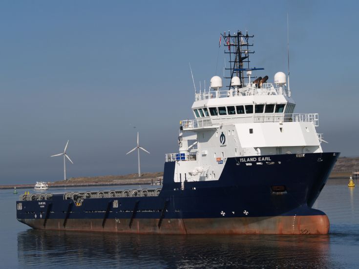 Photo of the supply vessel Island Earl