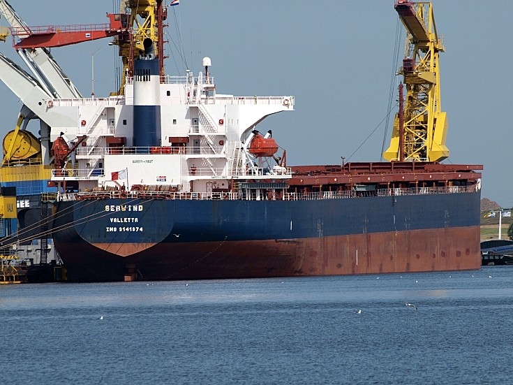 Cargo ship Seawind in Amsterdam