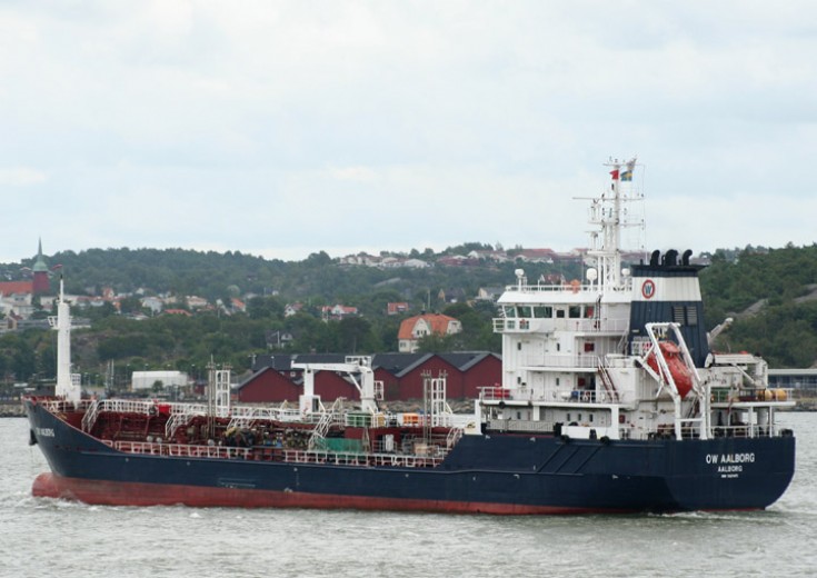 OW Aalborg heading for Skarvikshamn