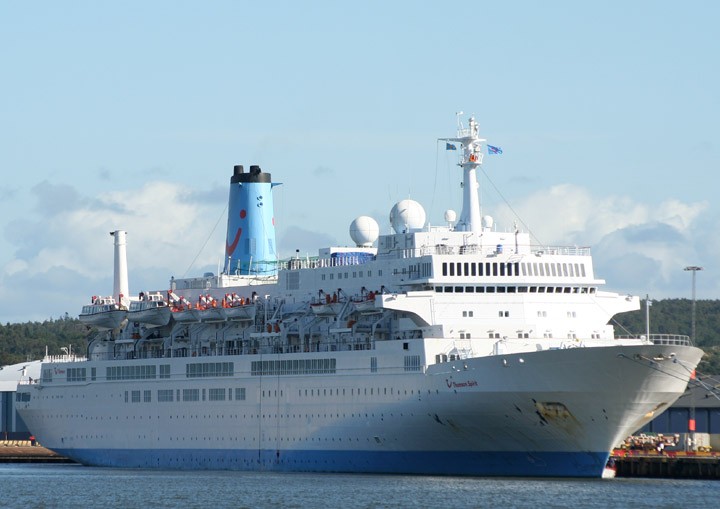 Thomson Spirit at Skandiahamn