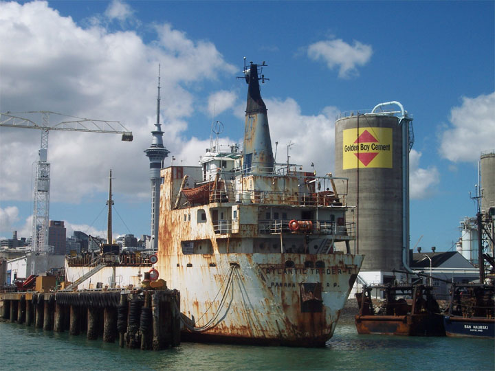 Atlantic Trader layed up in Auckland
