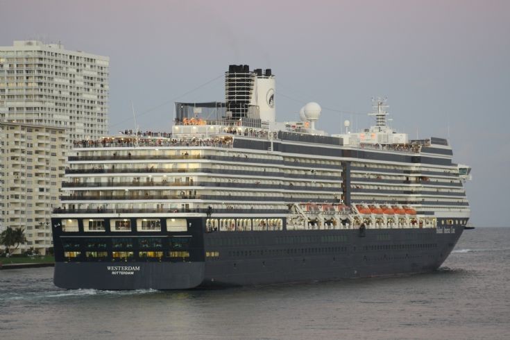 Westerdam departing Fort Lauderdale December 2009