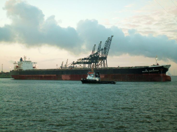 Pacific Navigator with tug