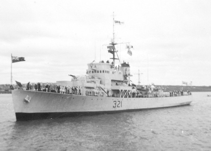 HMCS Lanark at Halifax, Nova Scotia May 1960