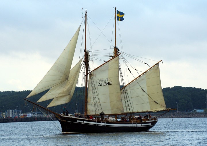 Atene departing Gothenburg