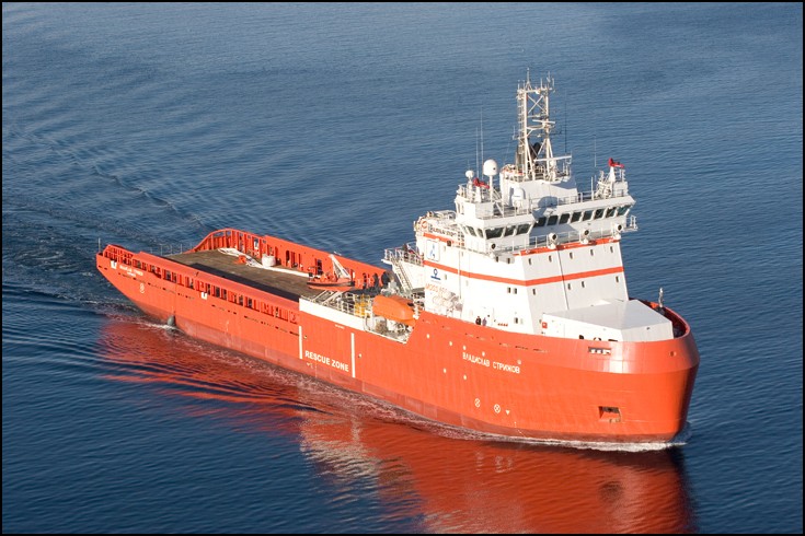 Ice breaker and supply VLADISLAV STRIZHOV