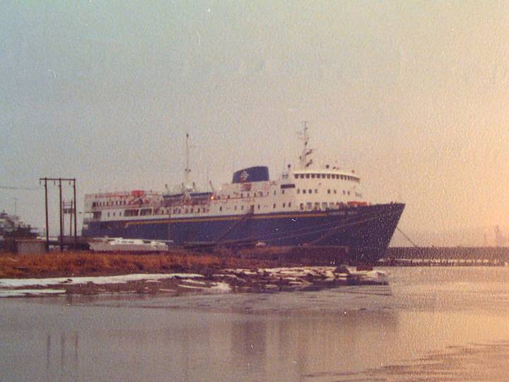 M.V.Ambrose Shea at Point Edward,C.B. 1981