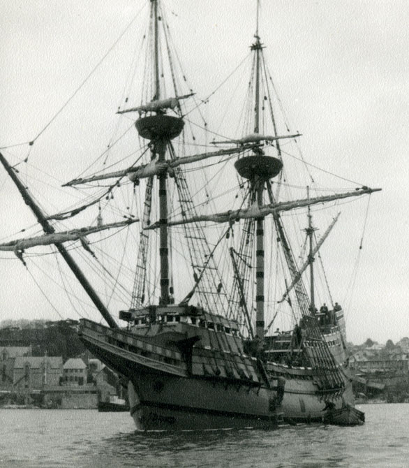 Large historic sailing vessel