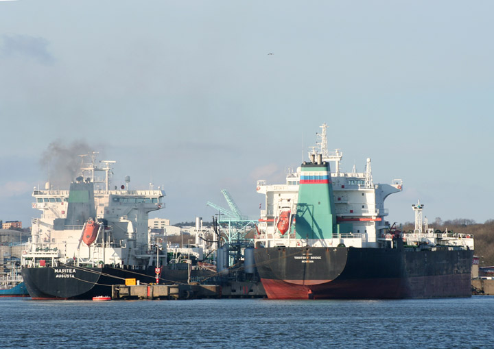 Maritea & Troitsky Bridge berthed in Gothenburg