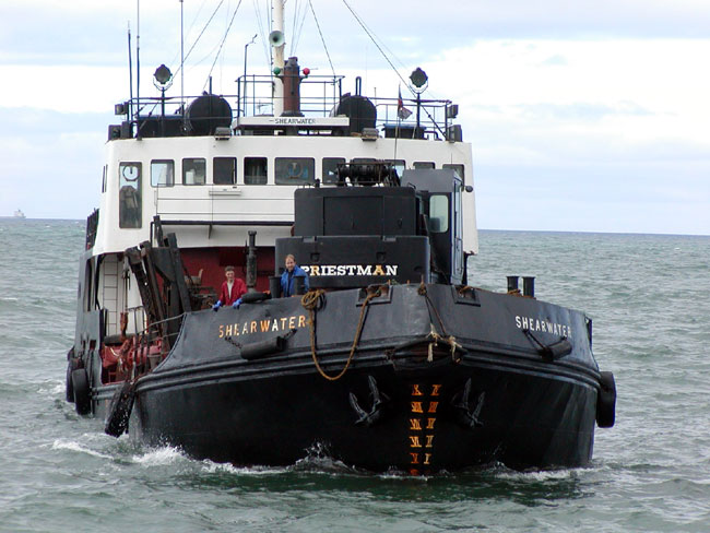 M.V. Shearwater dredger
