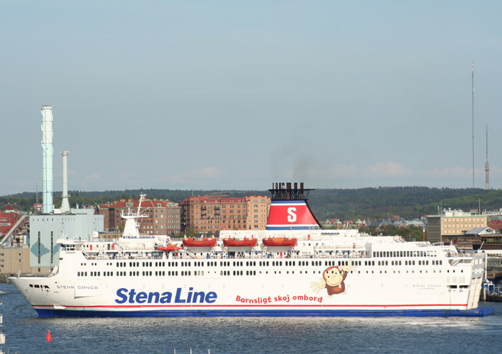 Stena Danica with a new logo