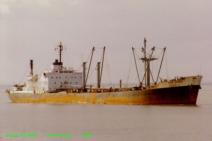 Cargo ship Agia Efimia at Avonmouth