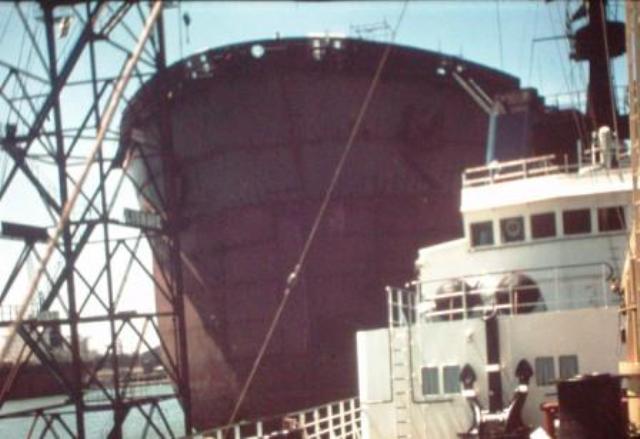 half section of 500.000 ton tanker 
