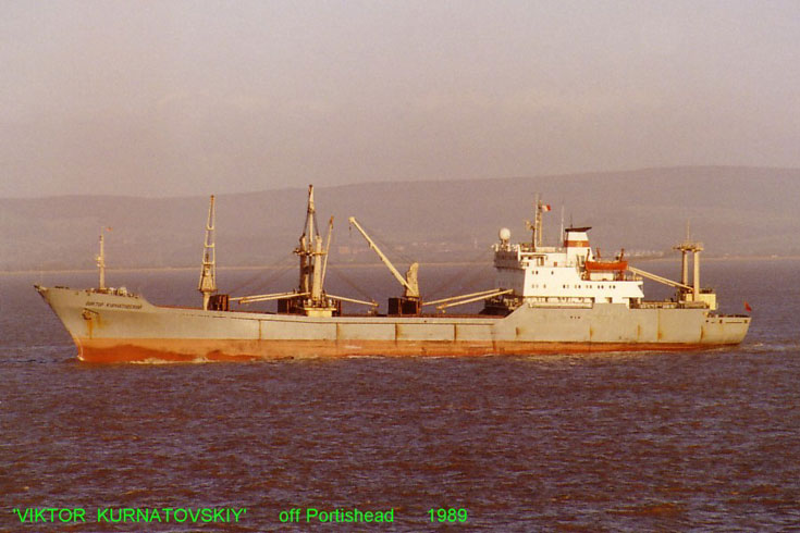 Cargo ship Viktor Kunatovskiy