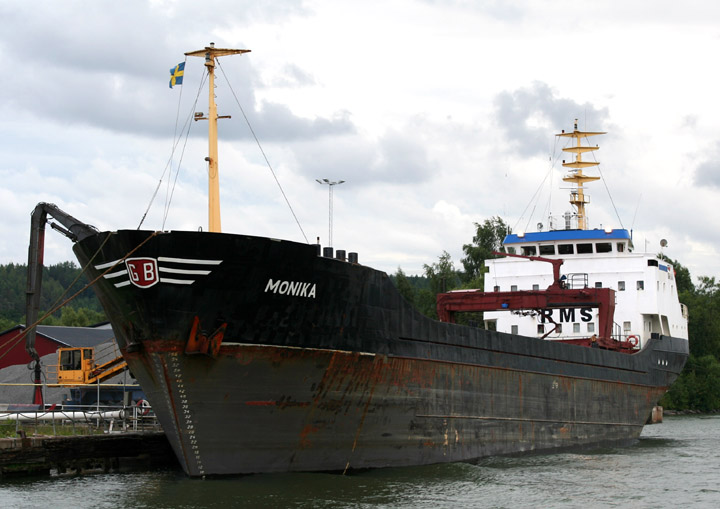 Monika moored at Nol, Gothenburg