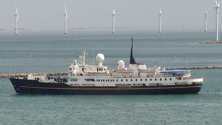 Passenger ship MS Andrea at Copenhagen
