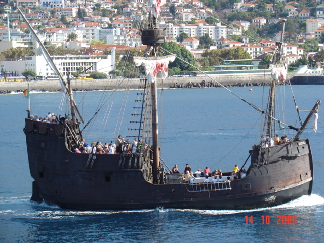 Christopher Columbus’s galleon Santa Maria