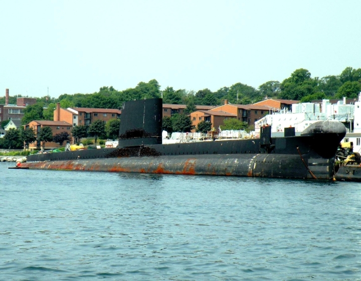 Retired HMCS Onondaga at Halifax.