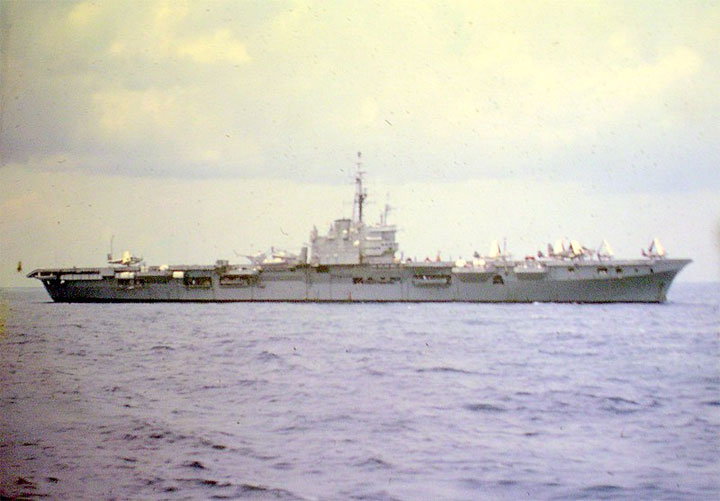 HMIS Vikrant, Andaman Islands, Indian Ocean 1964