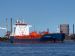Tanker entering port of Amsterdam