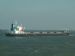 Bulk carrier approaching Rotterdam