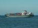 Container ship Manhattan Bridge