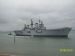 HMS ARK ROYAL returning to Portsmouth