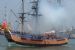 HM Bark Endeavour firing salute